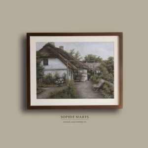 Cottage Serenity – Original Soft Pastel Painting