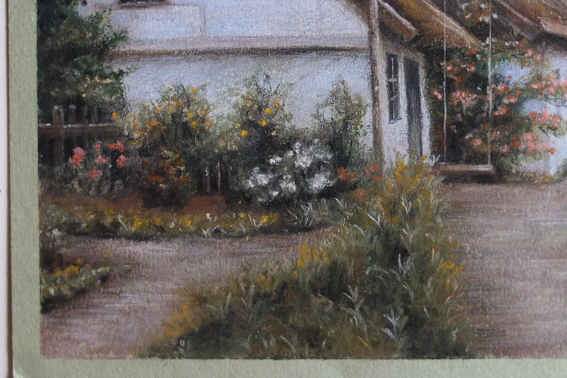 Cottage Serenity – Original Soft Pastel Painting