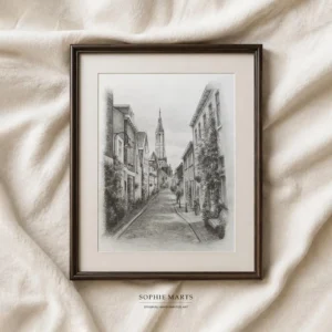 Gothic Church Cityscape