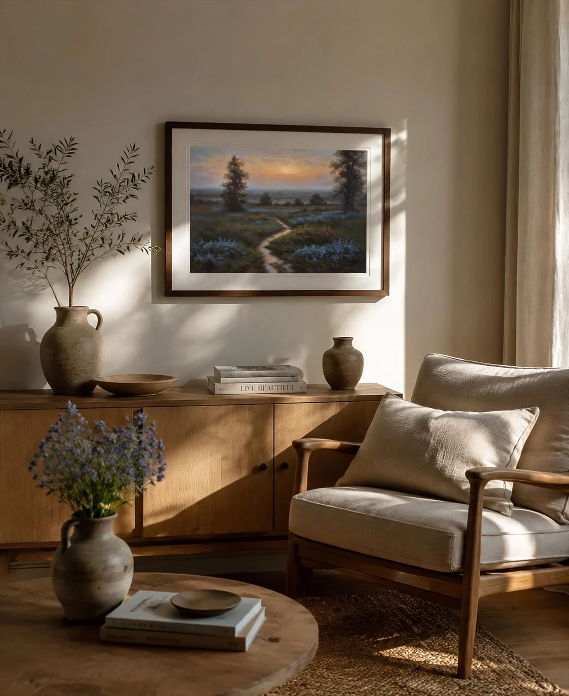 Sunset Path Wall Art,