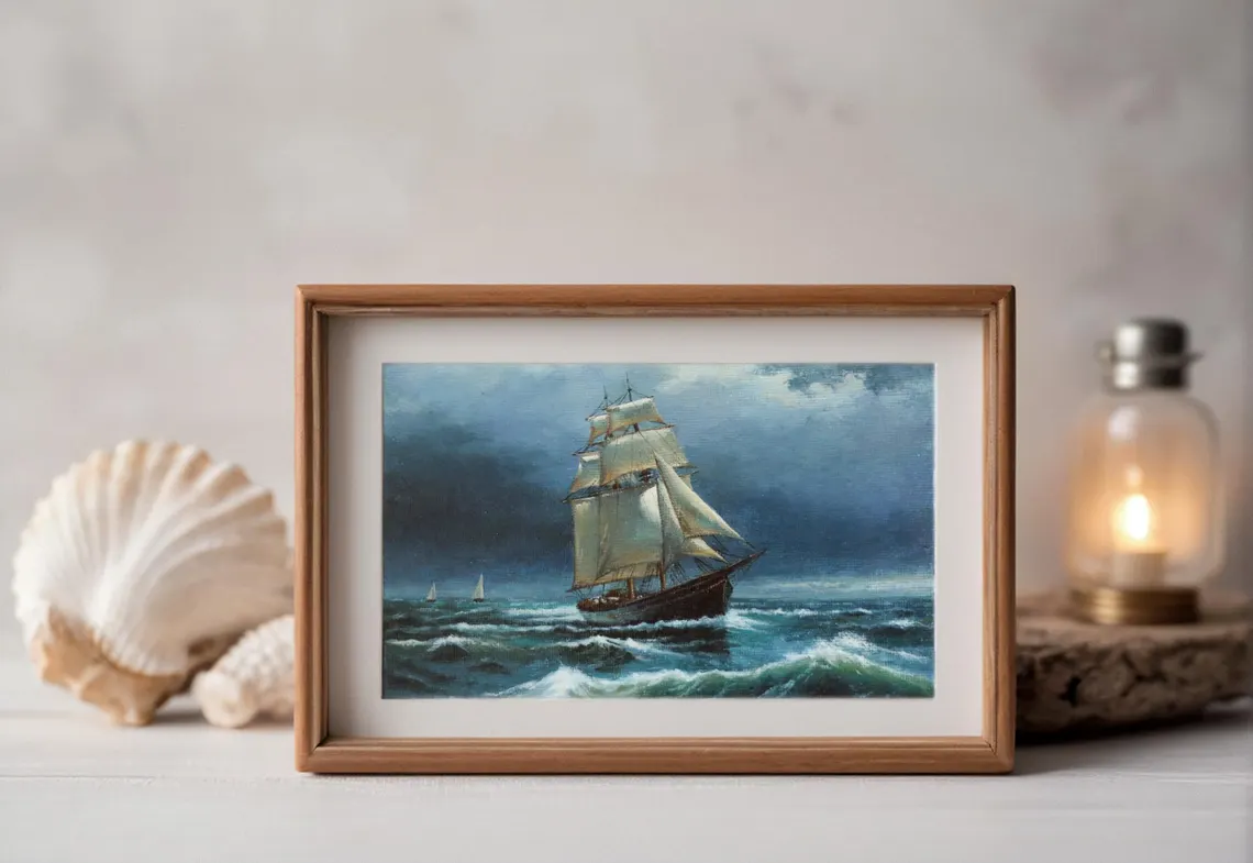 Stormbound Voyage - Miniature Seascape