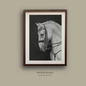 Realistic Horse Pencil Drawing