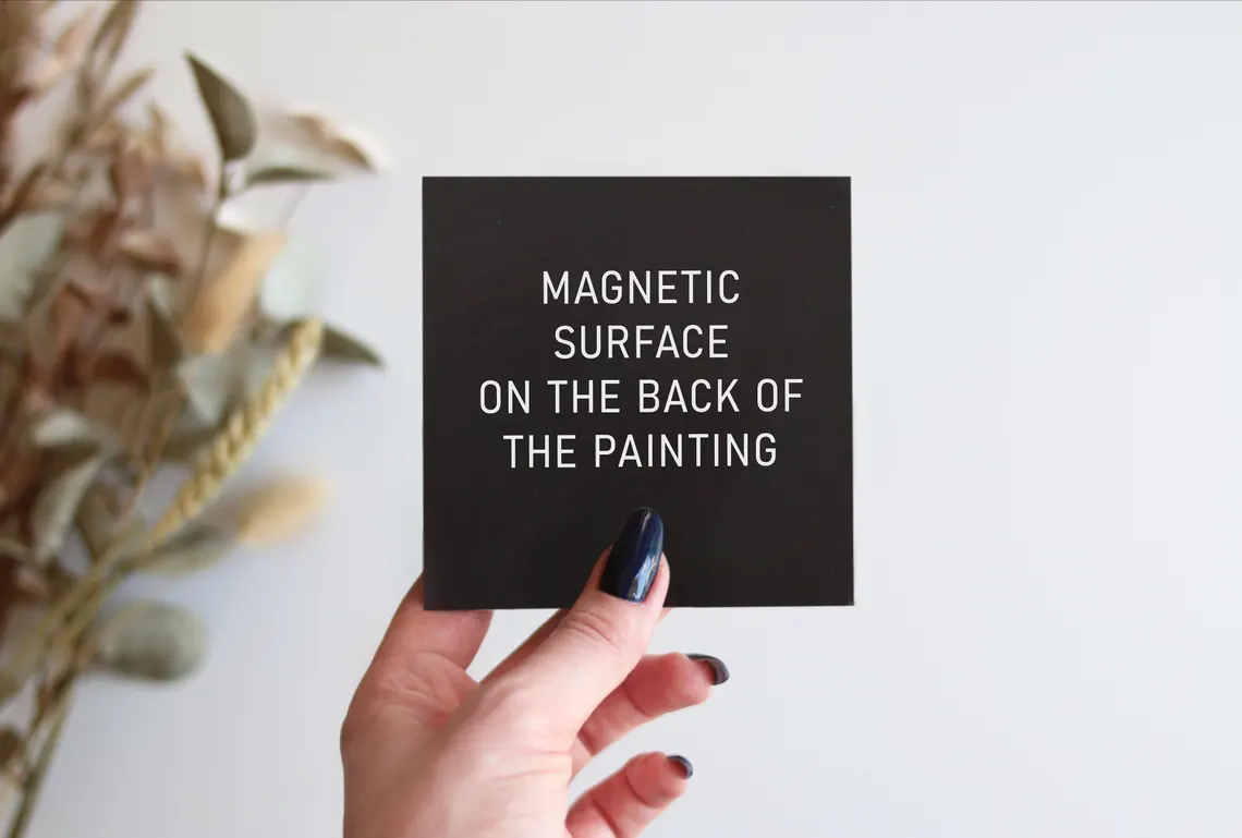 Miniature Sunset Landscape Painting