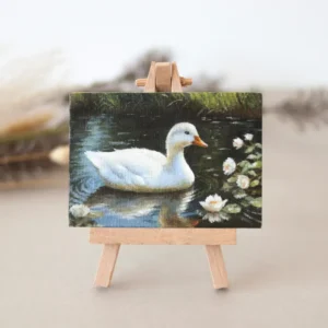 Serene Duck by the Pond