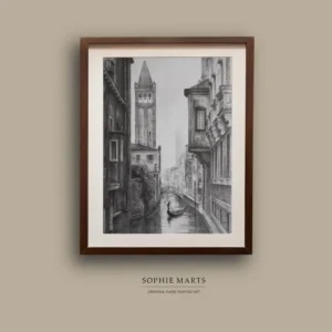Venetian Dreams – Graphite Pencil Drawing
