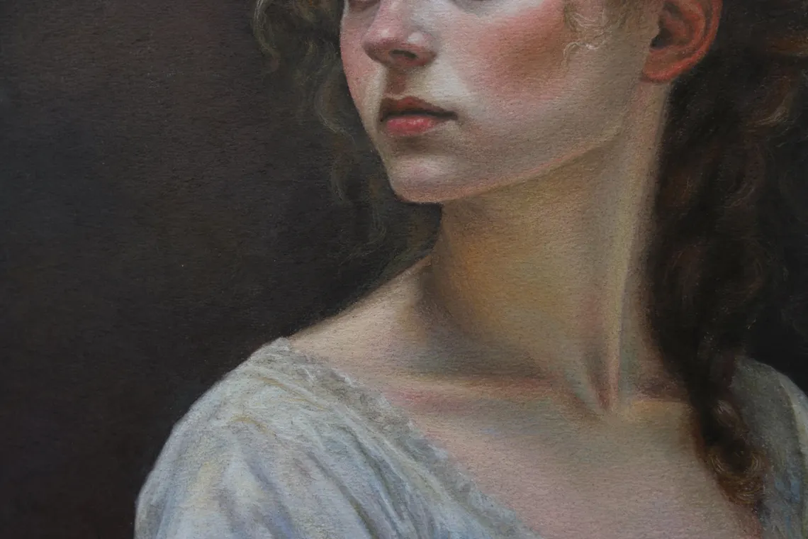 Maiden with Blossoms