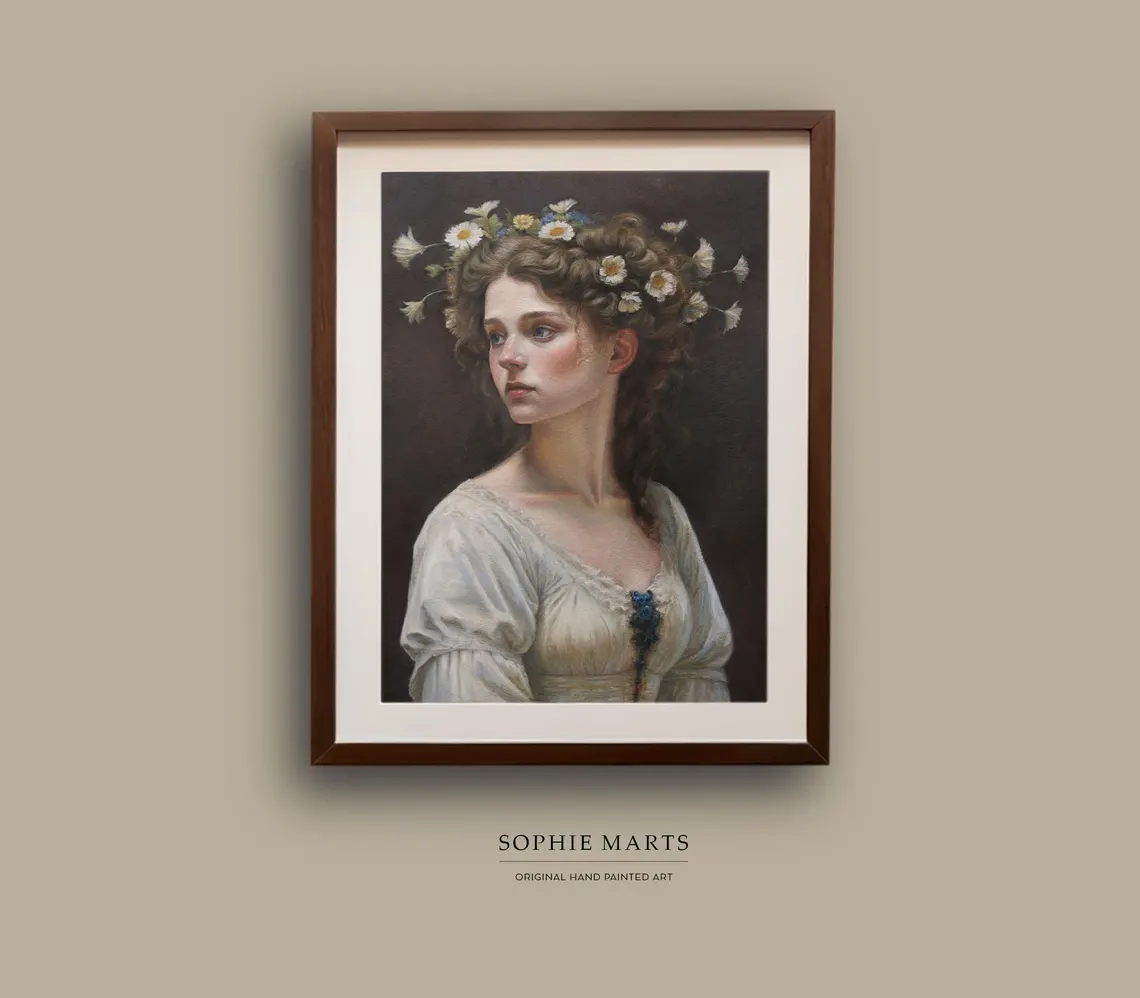 Maiden with Blossoms