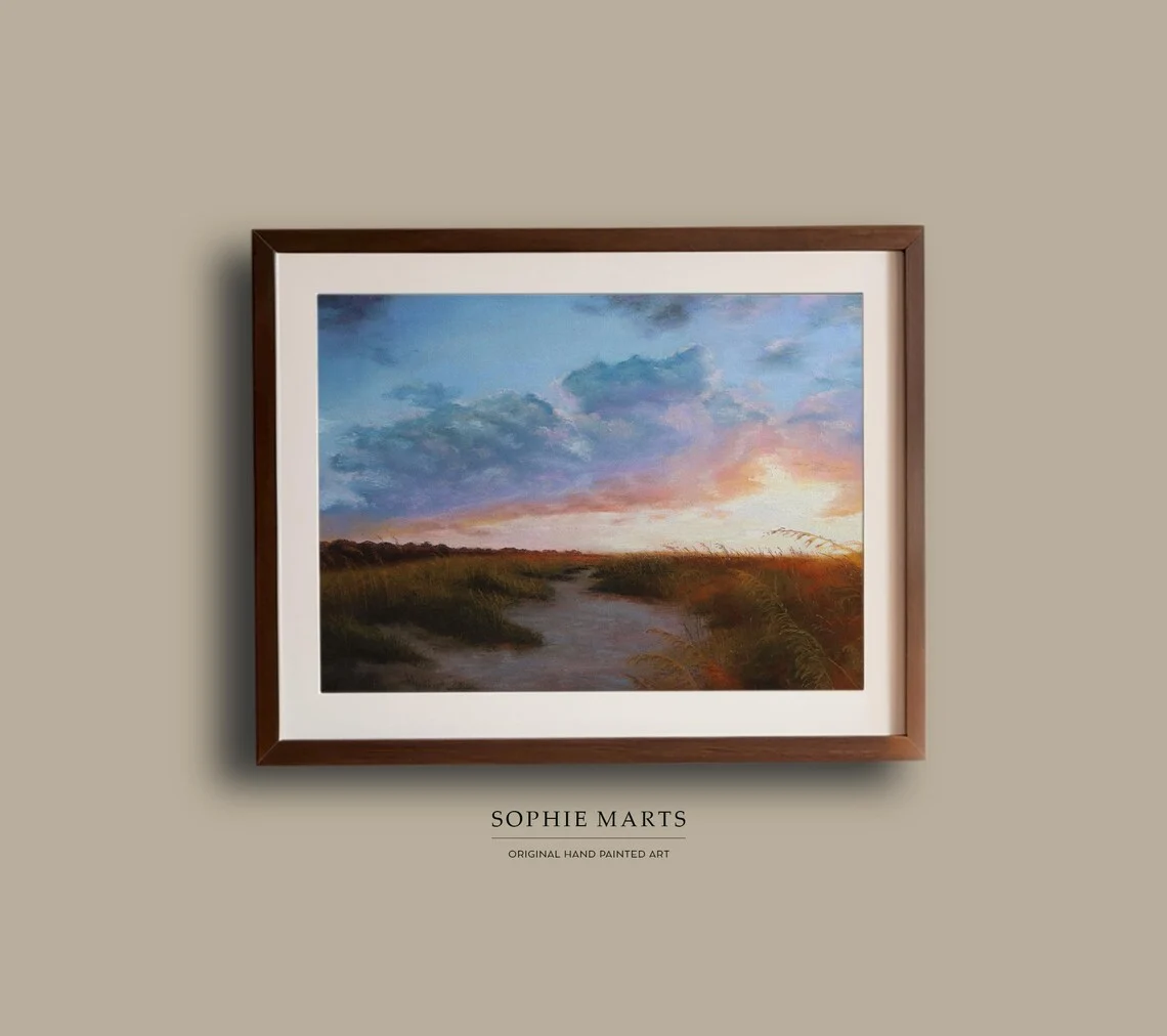 Original Pastel Landscape Painting
