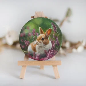 Miniature Rabbit Painting