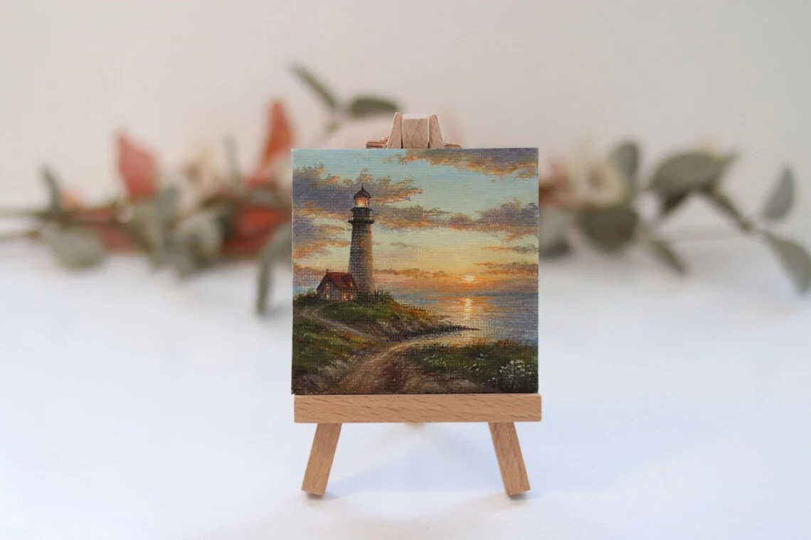 Mini Lighthouse Sunset