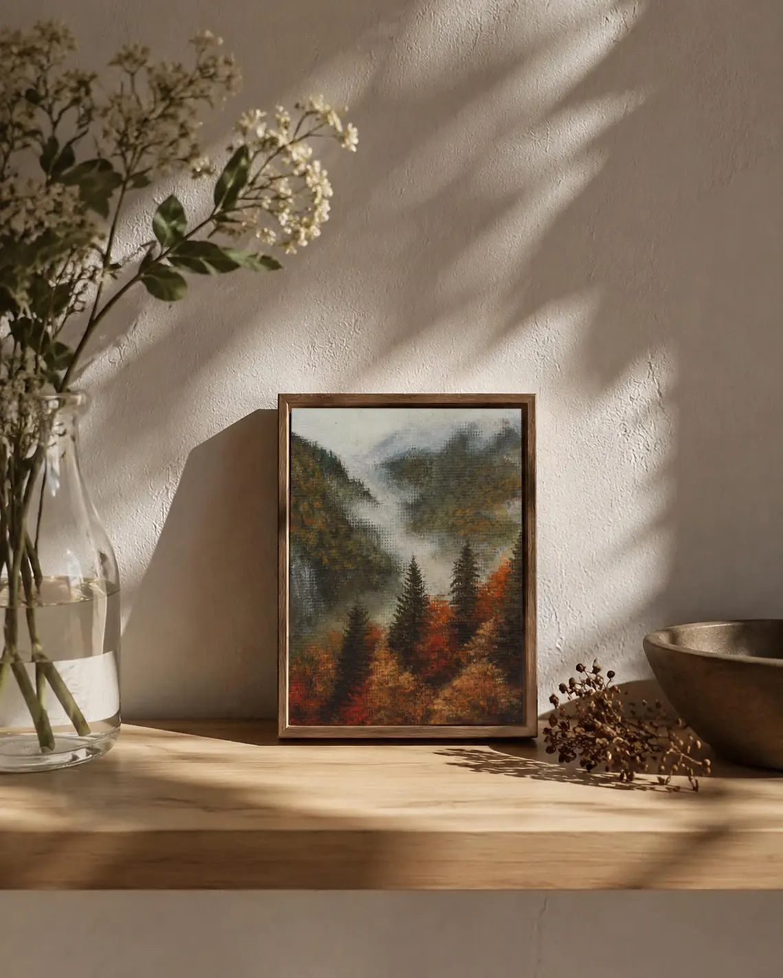 Misty Forest Landscape